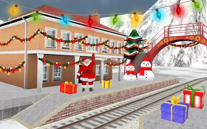 圣诞列车模拟无限制版截图2